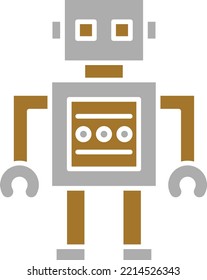 Vector Design Robot Icon Style