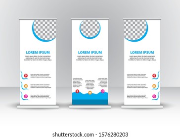 Vector design roll up Banner background or header templates.