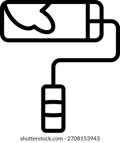 Rollo de diseño de Vector en estilo de icono