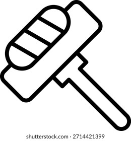 Estilo del icono del rodillo del diseño del Vector