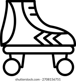 Vector Design Rollerblades Icon Style