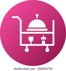 Vector Design Room service Icon Style