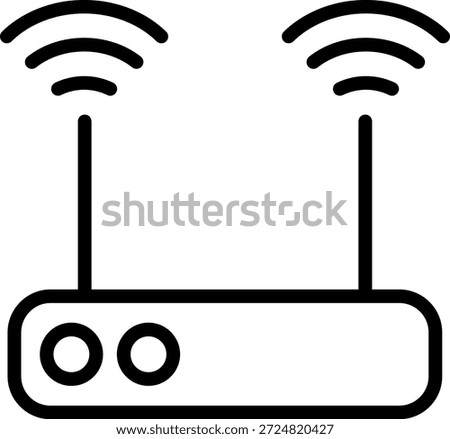 Vector Design Router Icon Style