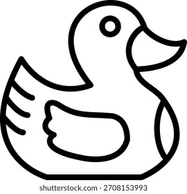 Vektor Design Gummi Ente Icon Stil
