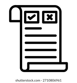 Estilo de icono de reglas de diseño de Vector