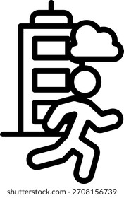 Diseño de Vector Running Tours Icon Style