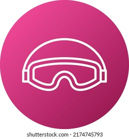 Vector Design Safety Glasses Icon Style