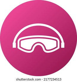 Diseño de vectores Gafas de seguridad Estilo de iconos
