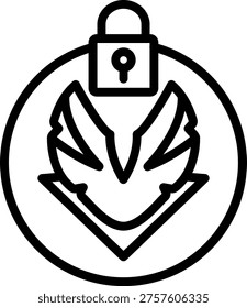 Vector Design Safety Vanguard Icon Style