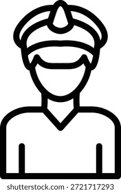 Vektordesign Sailor Symbolstil