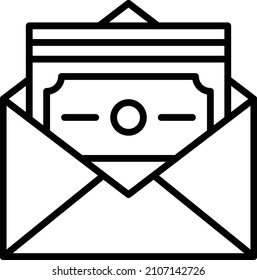 Estilo de icono de Salario de Diseño de Vector