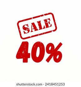 Vector design of sale sign