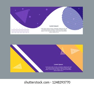 Vector design for sale web banners, posters