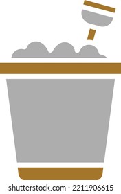 Vector Design Sand Bucket Icon Style