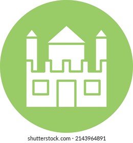 Vector Design Sand Castle Icon Style