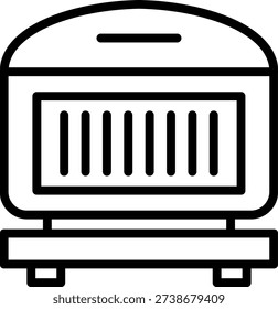 Vector Design Sandwich grill Icon Style