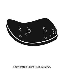 Vector design of sausage and cutlet symbol. Web element of sausage and sausage Stock symbol for web.