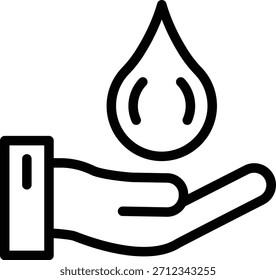 Diseño de Vector Guardar Estilo de icono de agua