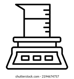 Vector Design Scale Chemical Icon Style
