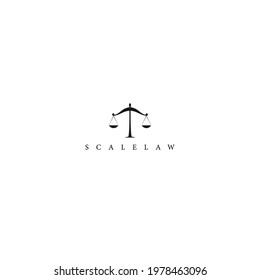 vector design  scale law logo. logo template