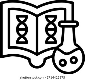 Estilo de icono de Ciencia de diseño de Vector