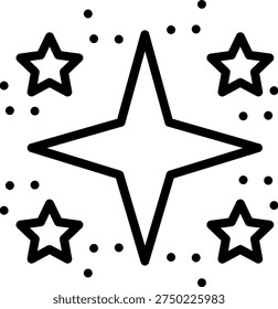Vector Design Scintillate Icon Style