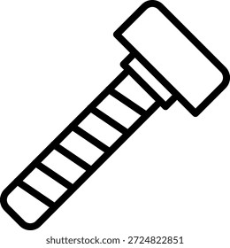 Estilo de icono de tornillo de diseño de Vector