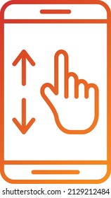 Vector Design Scrolling Icon Style