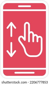 Vector Design Scrolling Icon Style