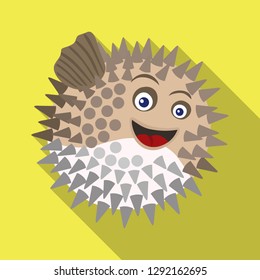 Vector design of sea and animal logo. Set of sea and marine vector icon for stock.