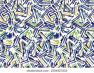 Design vetorial. Folhas florais abstratas sem costura padrão bonito no fundo.