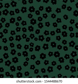 Vector design of seamless daisies floral pattern for textile and home decor. Woman clothing pattern illustration.