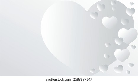 vector design Seamless love heart pattern background. Vector illustration 012