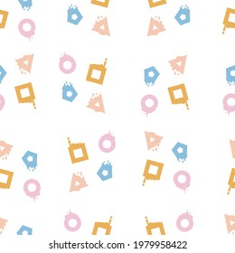 Vector design, Seamless shape geometric pattern for decoration background.