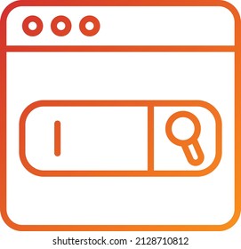 Vector Design Search Bar Icon Style