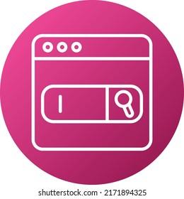Vector Design Search Bar Icon Style