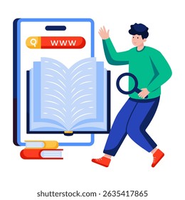 Vector design of search book