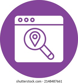 Vector Design Search Location Icon Style