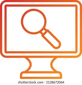 Vector Design Searching Icon Style