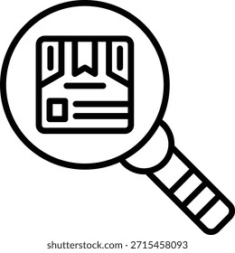 Vector Design Searching Icon Style