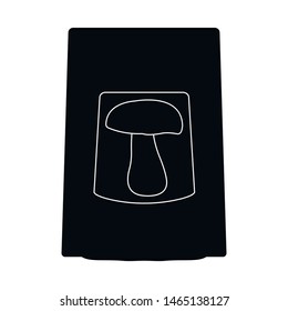 Vector design of seasoning and packaging icon. Set of seasoning and vegetable stock vector illustration.