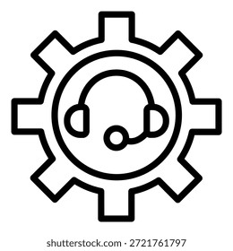 Vector Design Self-Service Center Icon Style