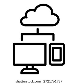 Vector Design Self-Service Platform Icon Style
