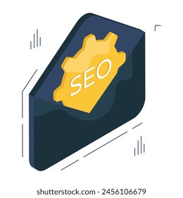 Diseño de Vector de correo seo aislado sobre fondo blanco 

