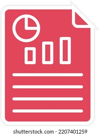 Vector Design Seo Report Icon Style