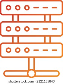 Vector Design Server Icon Style