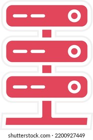 Vector Design Server Icon Style