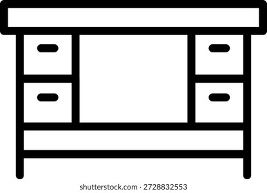 Estilo de icono de escritorio de servicio de diseño de Vector