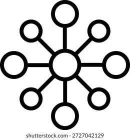 Vector Design Service Hub Icon Style