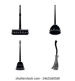 Vector design of service and washing logo. Collection of service and housework vector icon for stock.